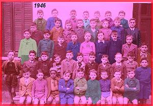 ECOLE BERTHELOT GARCONS 1946 CE2 M_ MOURRA